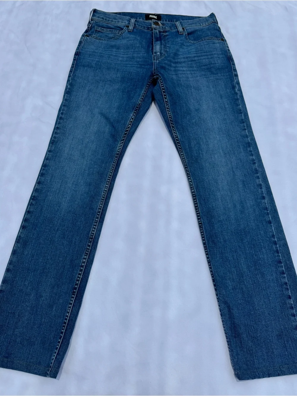 PAIGE Men's Medium Blue Straight Jeans